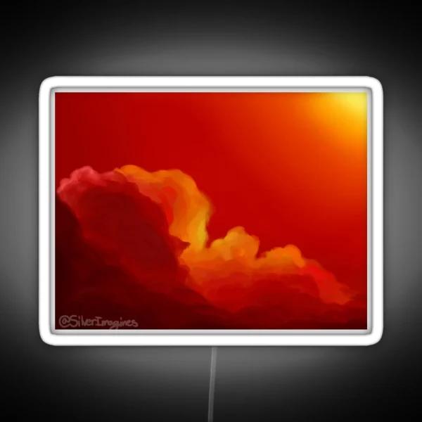 Sunset Clouds RGB Neon Sign