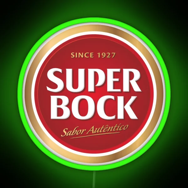 Super Bock Since 1927 Logo RGB Neon Sign