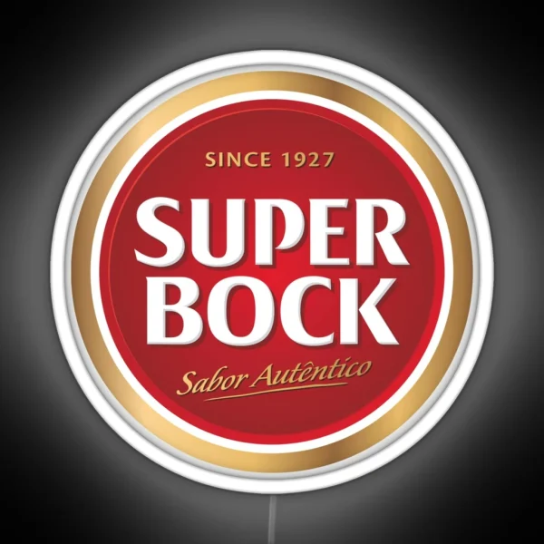 Super Bock Since 1927 Logo RGB Neon Sign