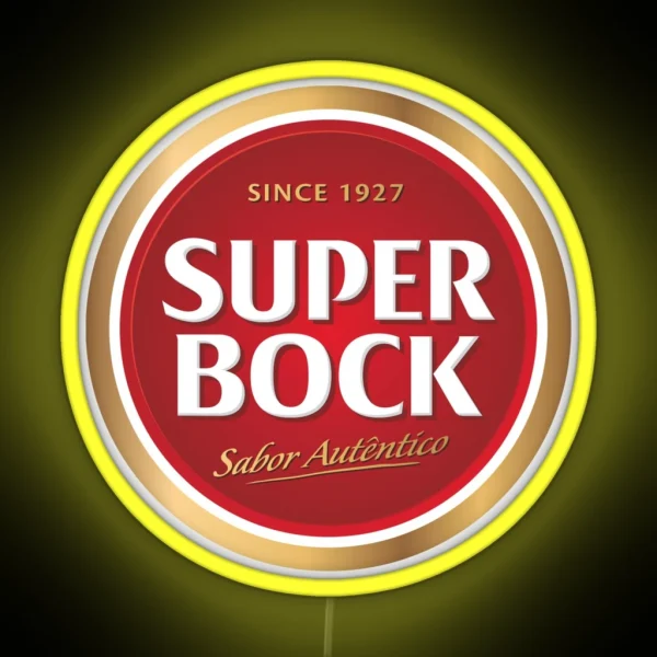 Super Bock Since 1927 Logo RGB Neon Sign