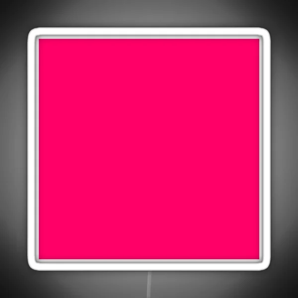 Super Bright Fluorescent Pink Neon RGB Neon Sign