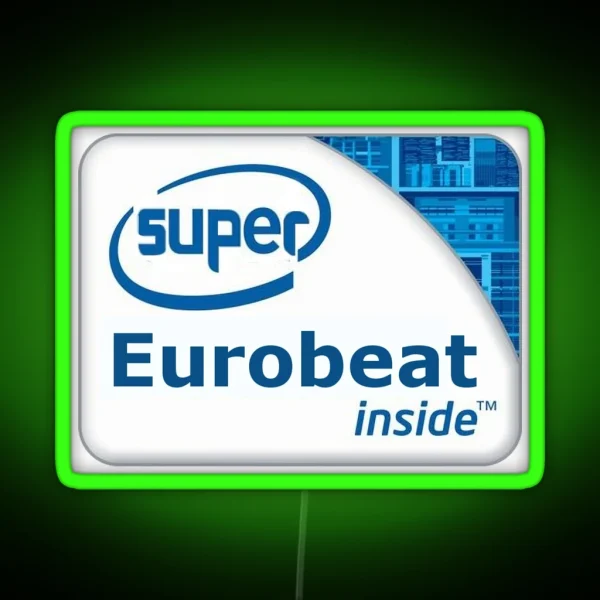 Super Eurobeat Inside RGB Neon Sign