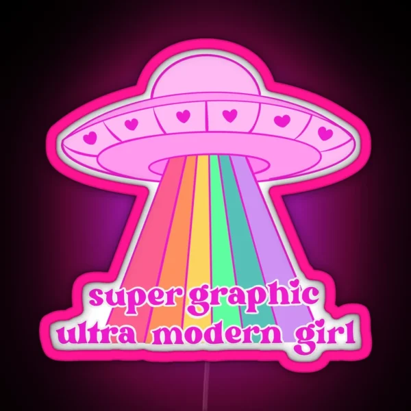 Super Graphic Ultra Modern Girl Chappell Roan RGB Neon Sign