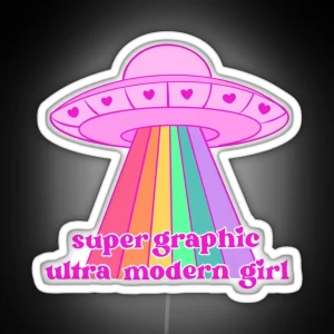 Super Graphic Ultra Modern Girl Chappell Roan RGB Neon Sign