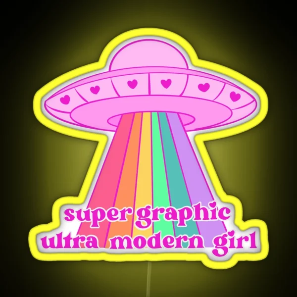 Super Graphic Ultra Modern Girl Chappell Roan RGB Neon Sign