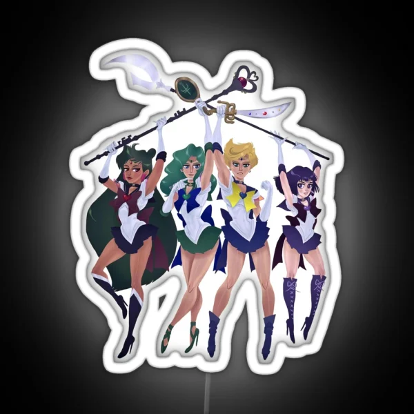 SUPER OUTER SENSHI RGB Neon Sign