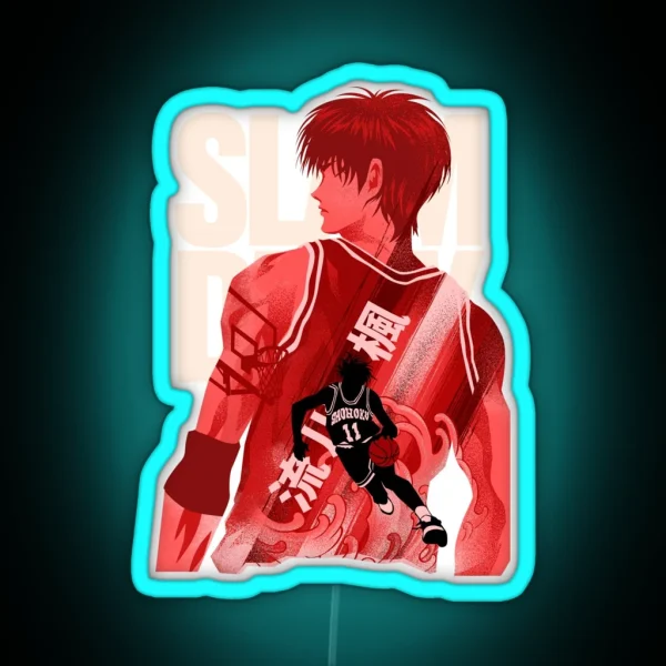 Super Rookie Rukawa RGB Neon Sign