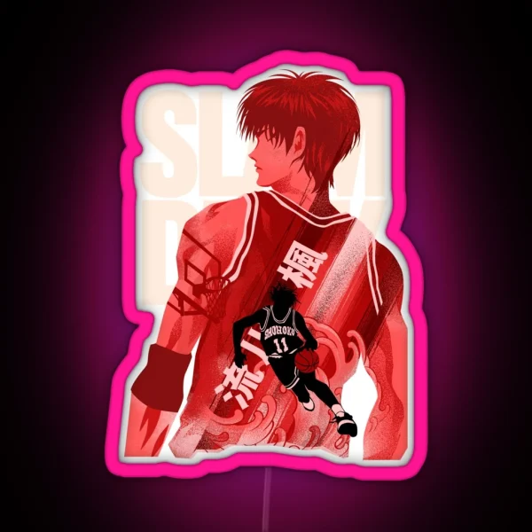 Super Rookie Rukawa RGB Neon Sign