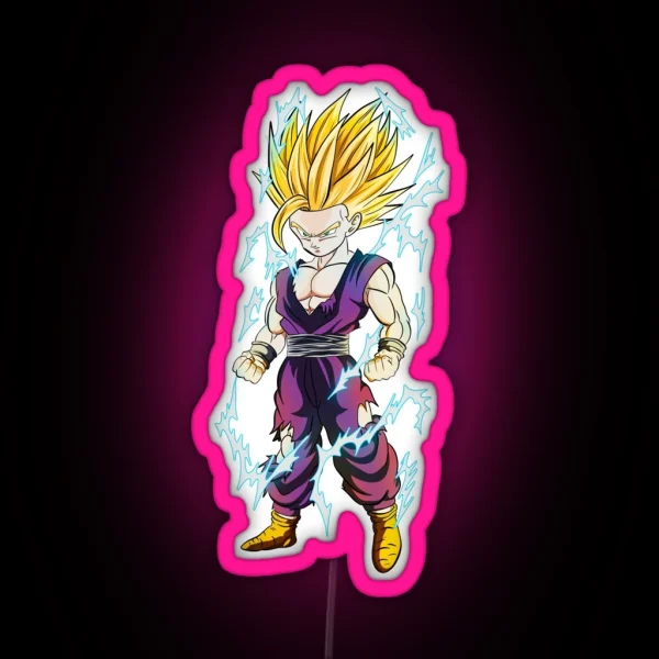 Super Saiyan 2 Gohan RGB Neon Sign