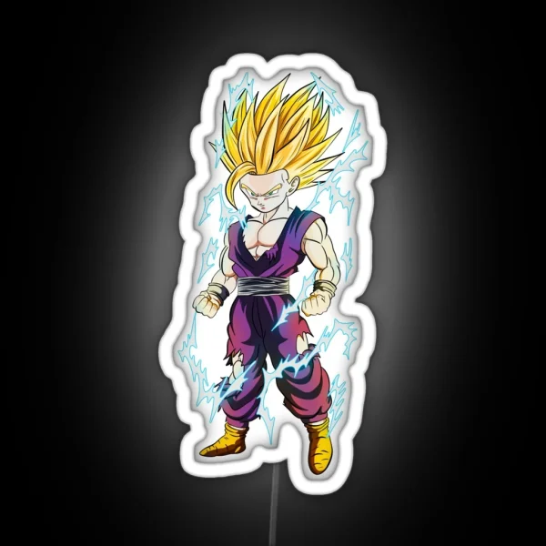Super Saiyan 2 Gohan RGB Neon Sign