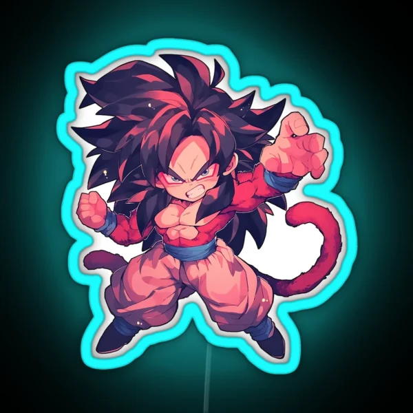 Super Saiyan 4 Goku RGB Neon Sign