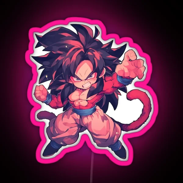 Super Saiyan 4 Goku RGB Neon Sign