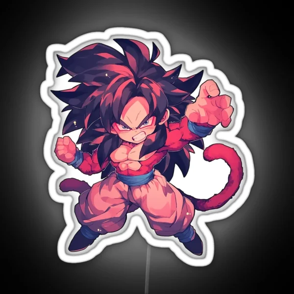 Super Saiyan 4 Goku RGB Neon Sign