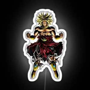 Super Saiyan Broly RGB Neon Sign