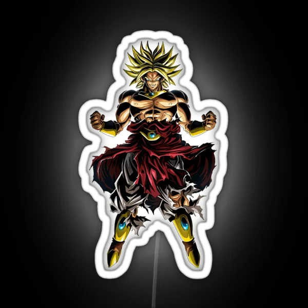 Super Saiyan Broly RGB Neon Sign