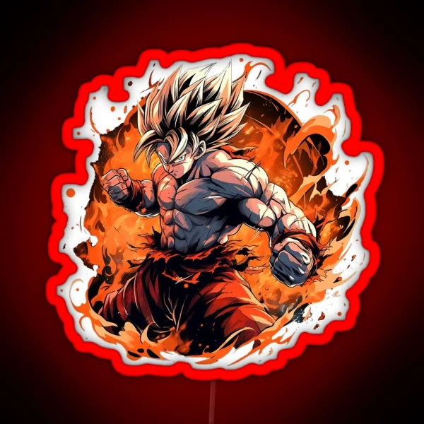 Super Saiyan RGB Neon Sign
