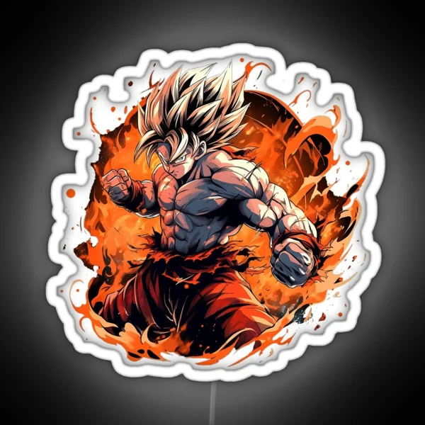 Super Saiyan RGB Neon Sign