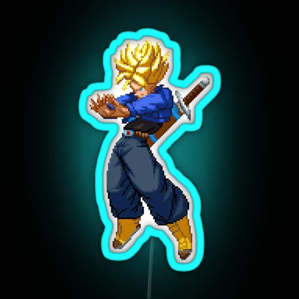 Super Saiyan Trunks RGB Neon Sign