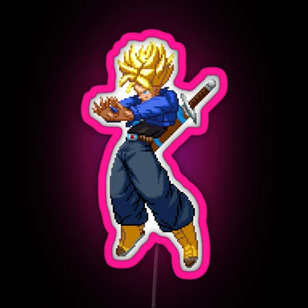 Super Saiyan Trunks RGB Neon Sign