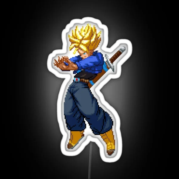 Super Saiyan Trunks RGB Neon Sign
