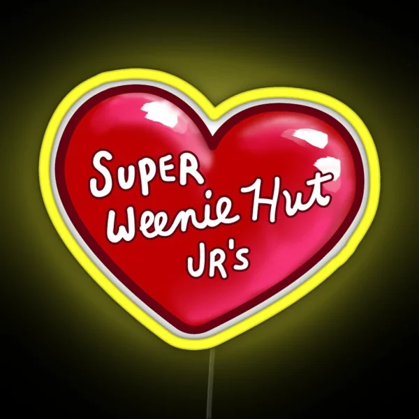 Super Weenie Hut Jr S RGB Neon Sign