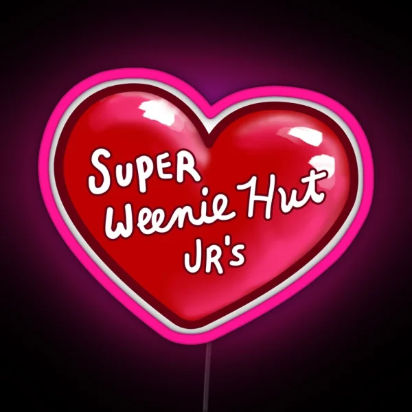 Super Weenie Hut Jrs RGB Neon Sign