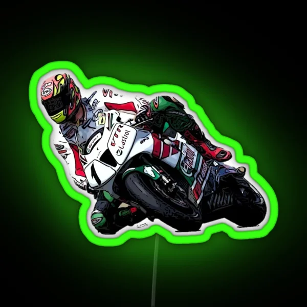 Superbike 2000 Colin VTR SP2 RGB Neon Sign