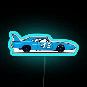 Superbird Race Car RGB Neon Sign