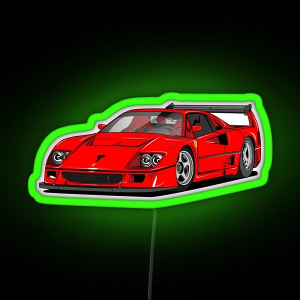 Supercar Legend RGB Neon Sign