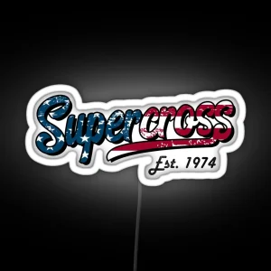 Supercross RGB Neon Sign