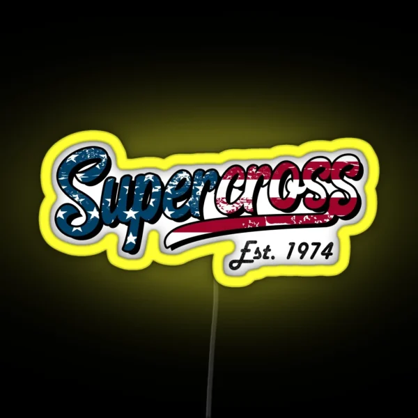 Supercross RGB Neon Sign