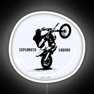 Supermoto Enduro RGB Neon Sign