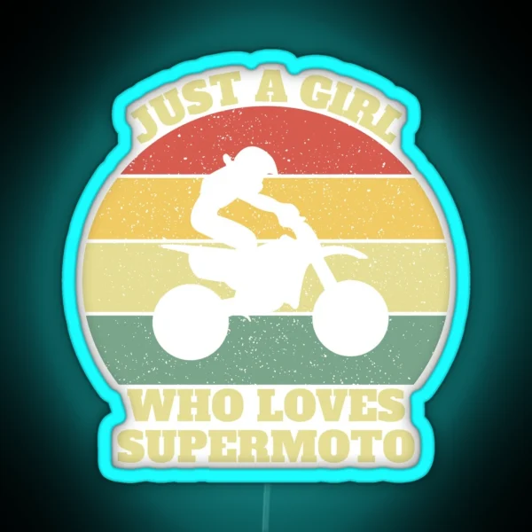 Supermoto Mum RGB Neon Sign