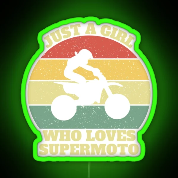 Supermoto Mum RGB Neon Sign