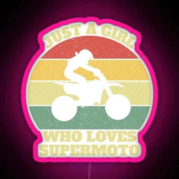 Supermoto Mum RGB Neon Sign