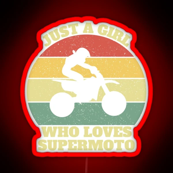 Supermoto Mum RGB Neon Sign