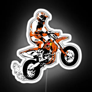 Supermoto Racing RGB Neon Sign