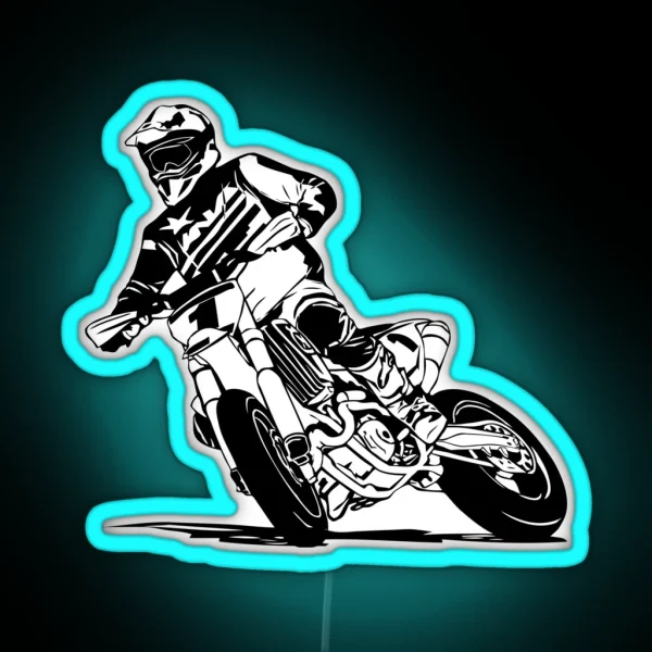 Supermoto RGB Neon Sign