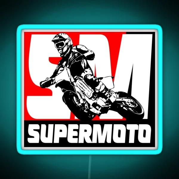 Supermoto RGB Neon Sign