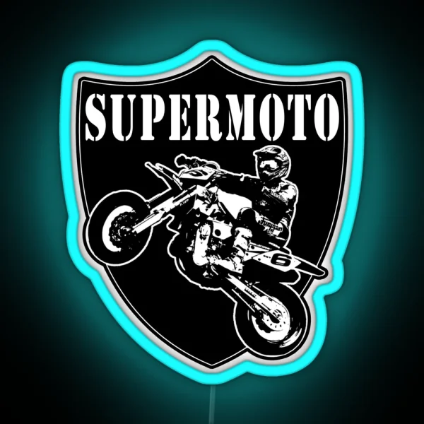 Supermoto RGB Neon Sign