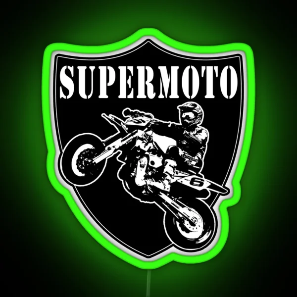 Supermoto RGB Neon Sign