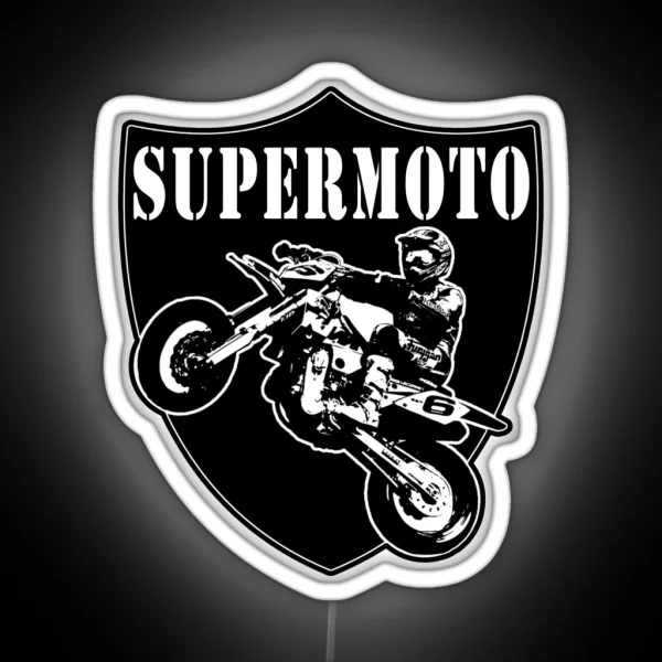 Supermoto RGB Neon Sign