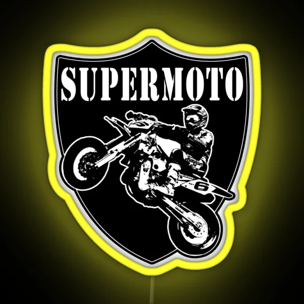Supermoto RGB Neon Sign