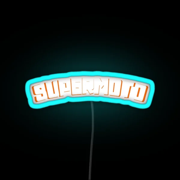 Supermoto RGB Neon Sign