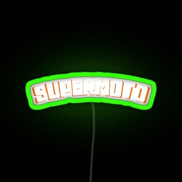 Supermoto RGB Neon Sign