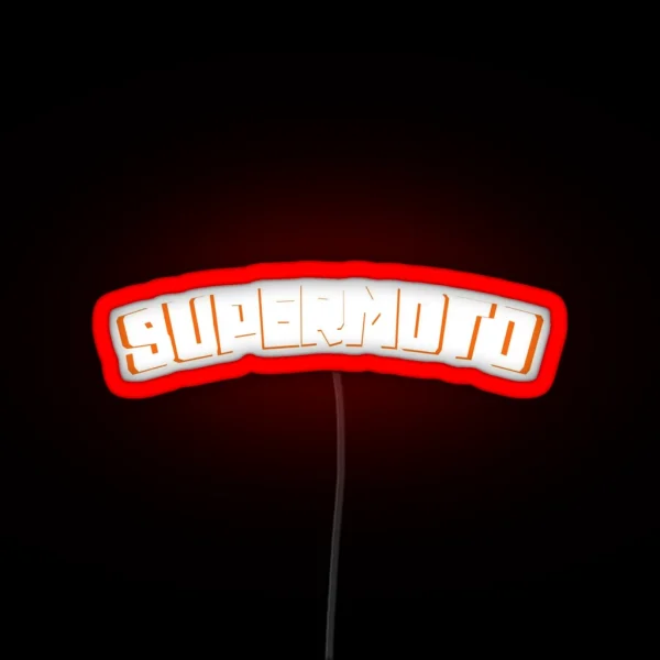 Supermoto RGB Neon Sign