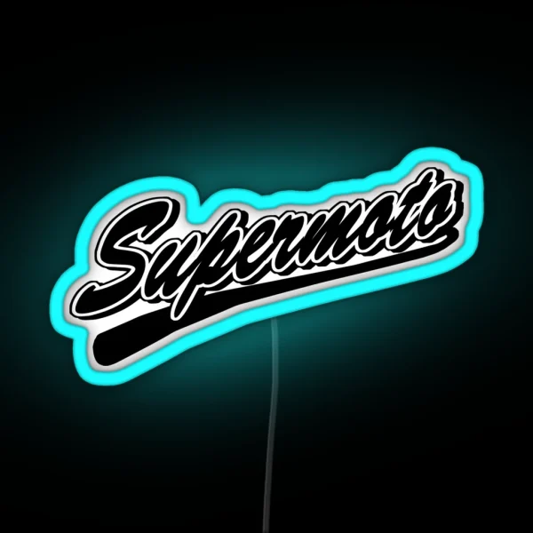 Supermoto RGB Neon Sign