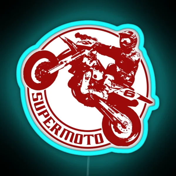 Supermoto RGB Neon Sign
