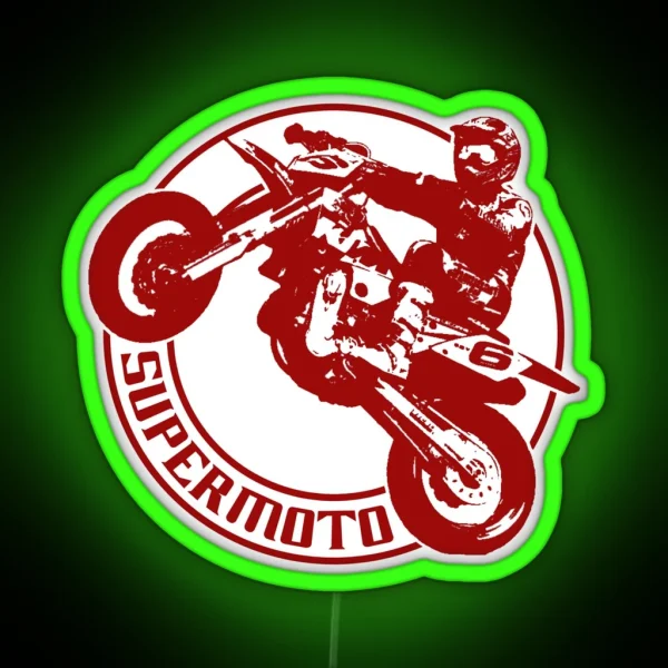 Supermoto RGB Neon Sign