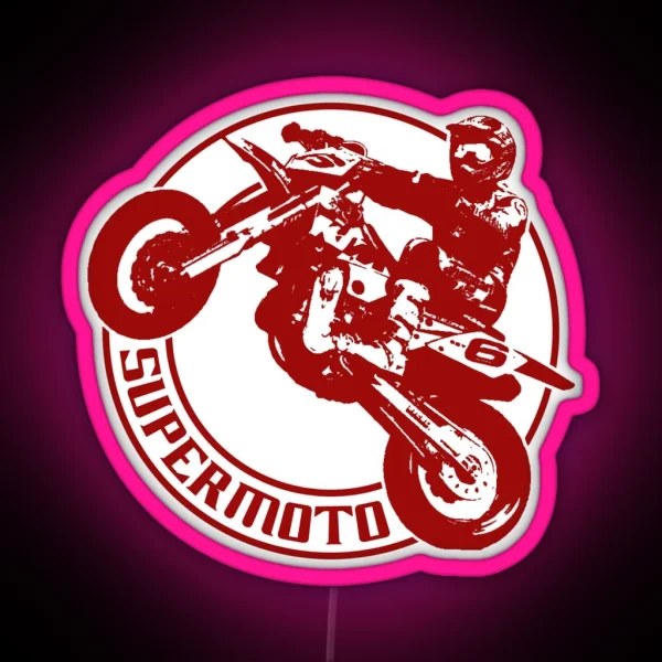 Supermoto RGB Neon Sign